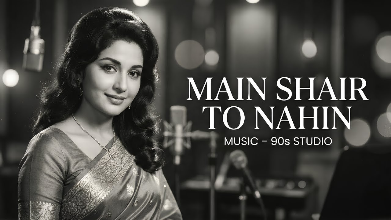 Main Shair To Nahin ll 90s Studio Official ll Heart Touching 60s-70s Vibe Love Song