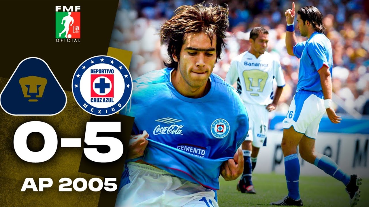 LA LEY DEL EX 🥶 DOBLETE del “KIKÍN” FONSECA 🐾 Pumas 0-5 Cruz Azul 🚂 Apertura 2005