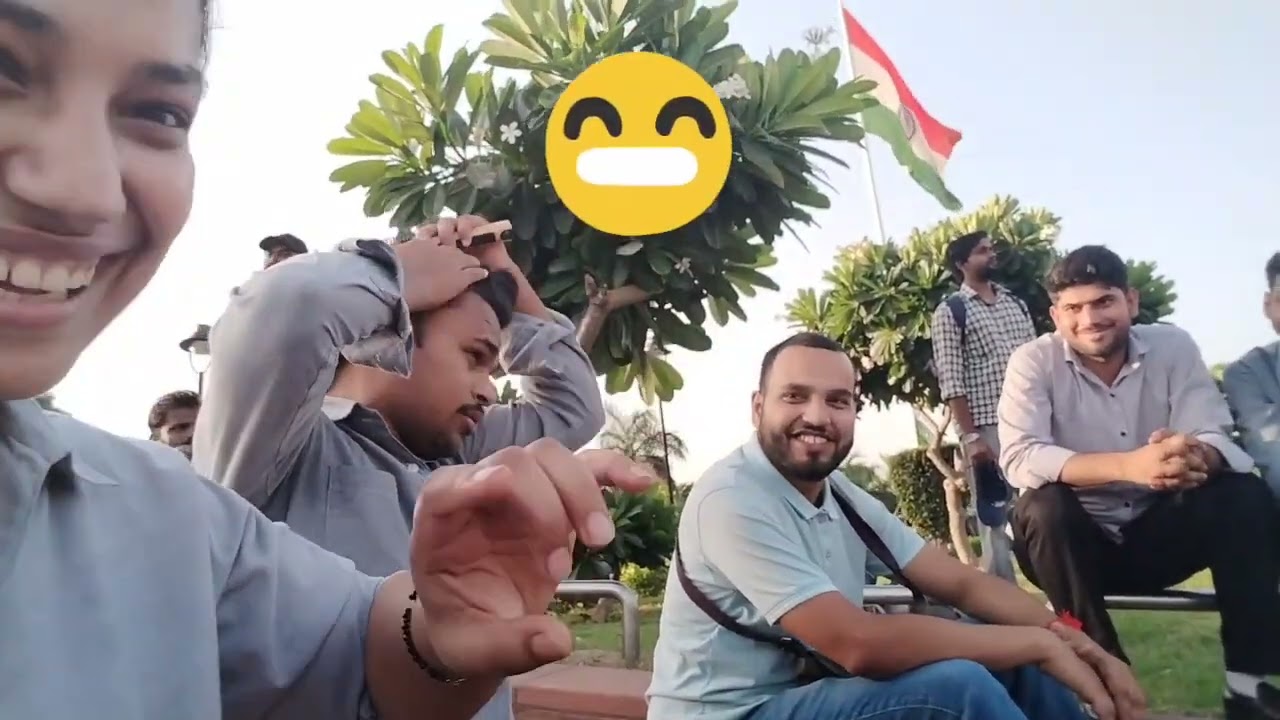 Flag of India at central park, CP and Recognition of national sign language 💙#share #world #support.