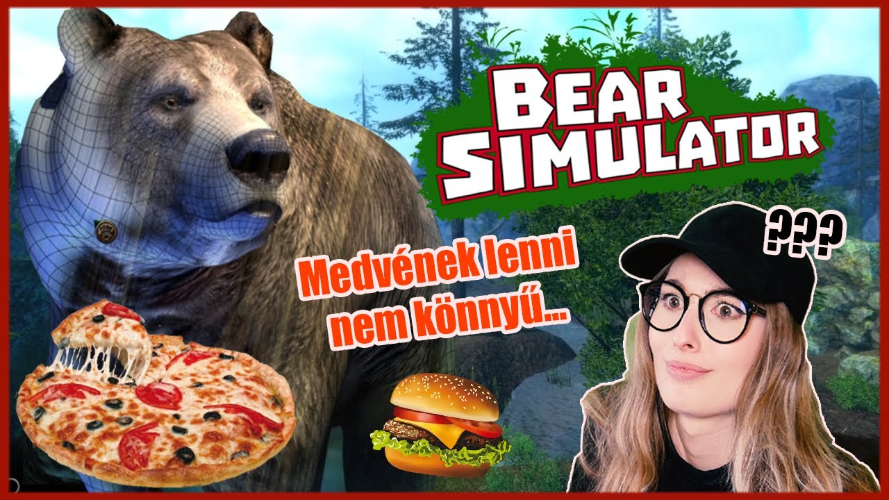 MEDVE LETTEM, PIZZÁT ETTEM!!🍕😳 I Bear Simulator🐻