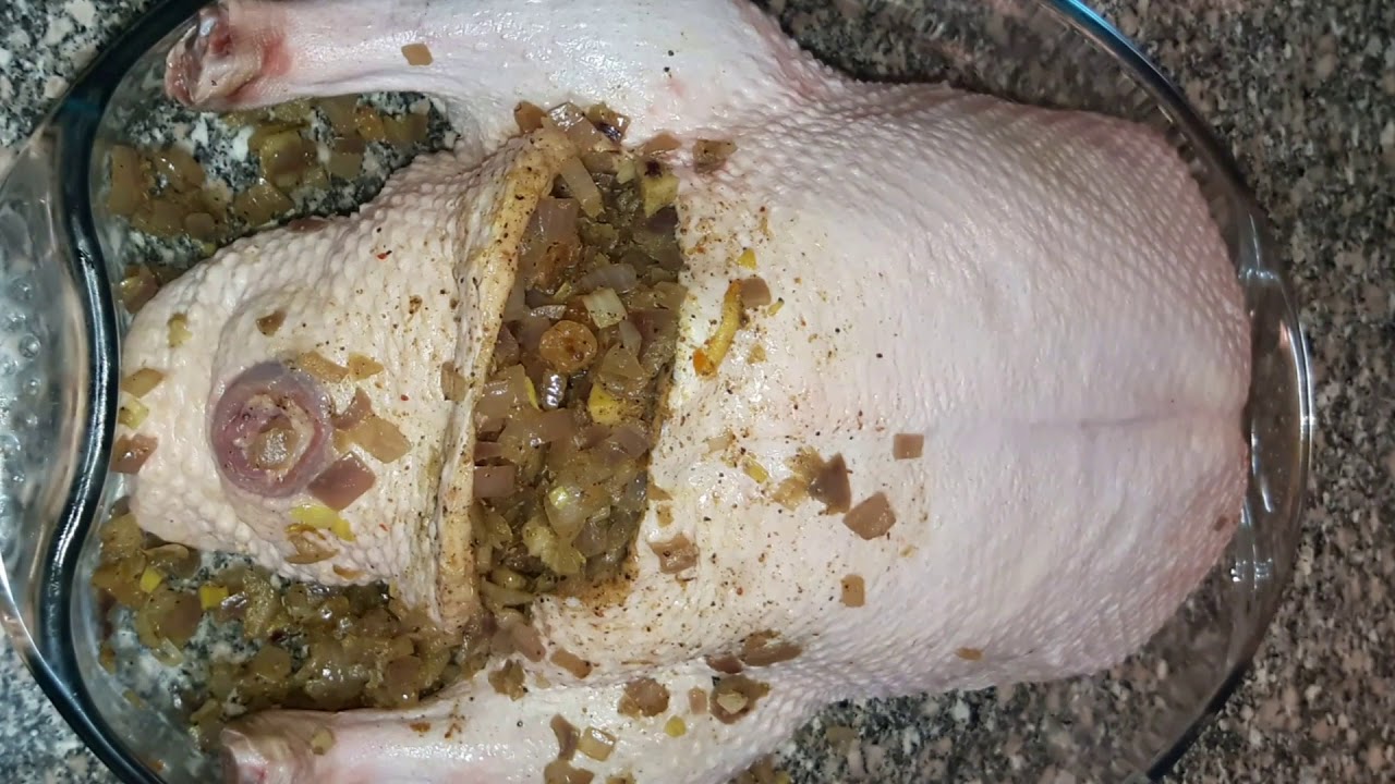 بطة  رمضان محشية مرته  (بصل ) بورسعيدية أصلية  مطبخ عبير ميدان