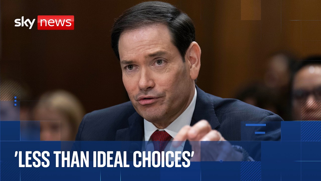 Marco Rubio answers US foreign policy questions in Senate