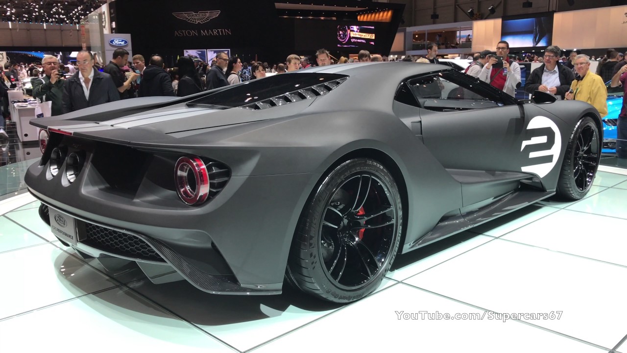 Geneva 2017 - BLACK Ford GT (4K)