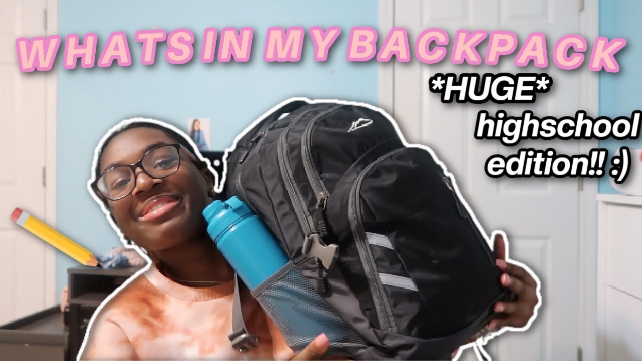 HUGE WHATS IN MY BACKPACK || freshman year 2022-2023