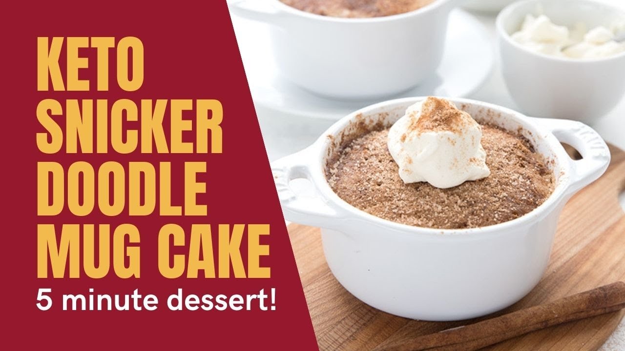 Keto Snickerdoodle Mug Cake