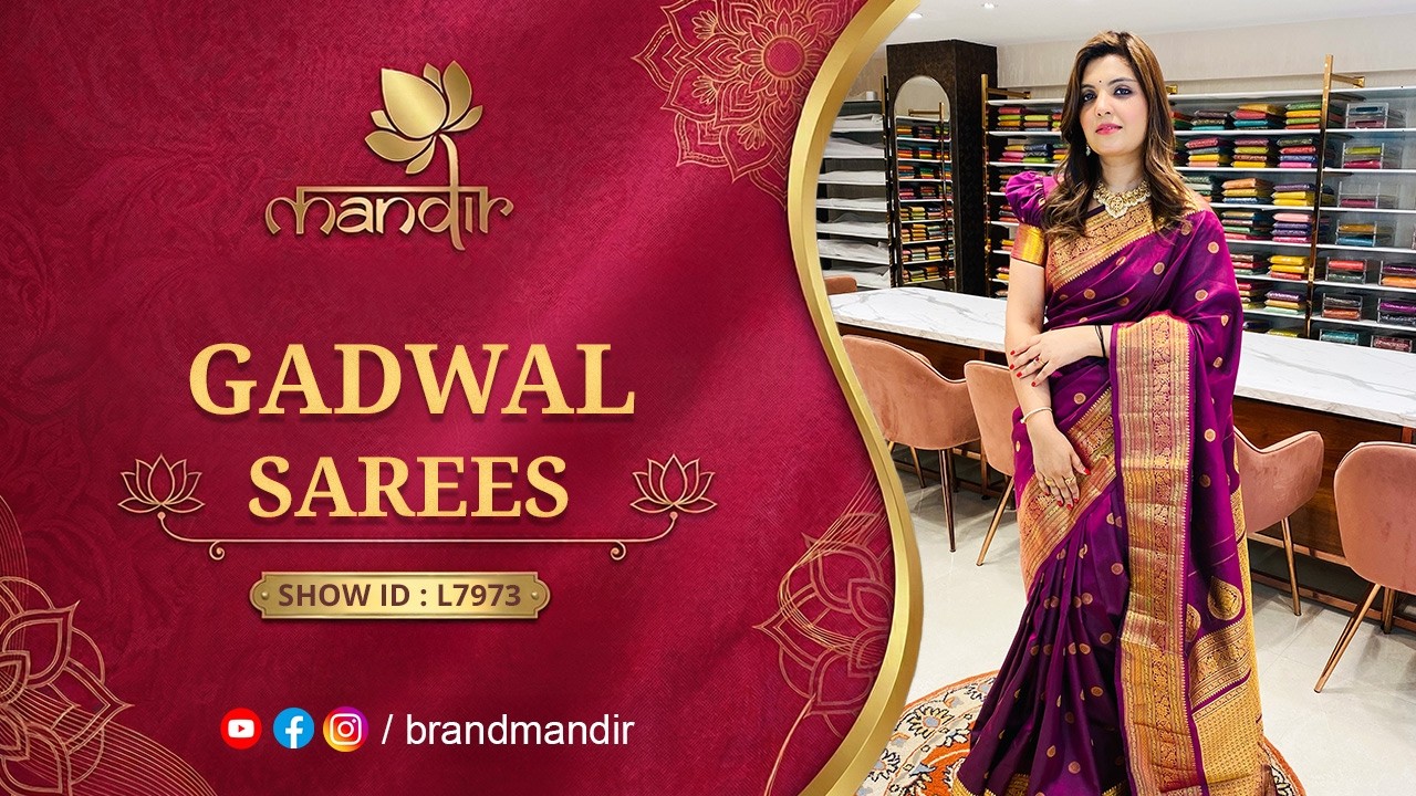 Gadwal Sarees | WhatsApp Number 733 733 7000 | Brand Mandir Sarees LIVE