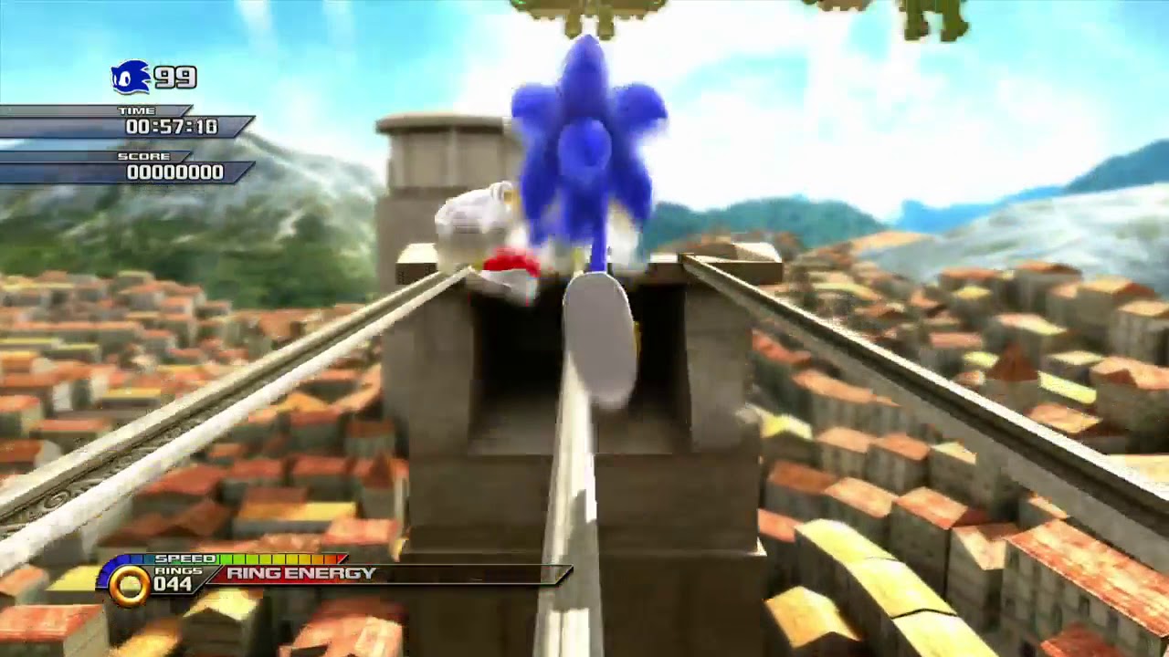 Sonic Unleashed Rooftop Run Act1 Speedrun 01:12:35