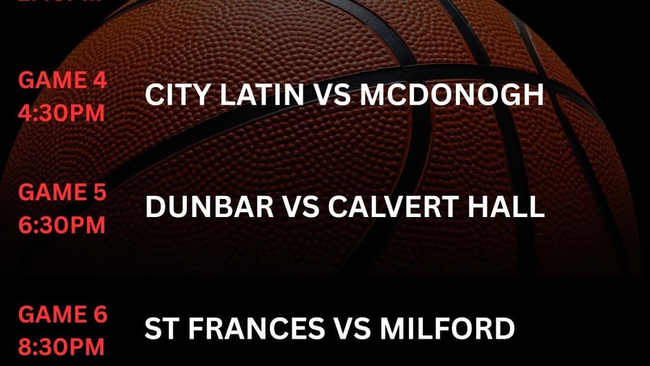 McDonogh School vs City College Game- 7th Baltimore Hoops Festival @St Frances
