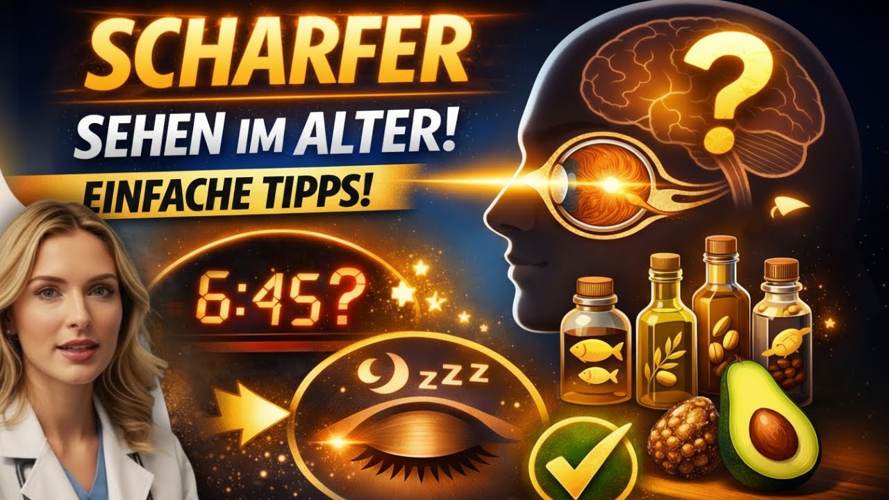 Arzt erklärt: Warum dieses Öl die Augen von Senioren schützt, während Sie schlafen