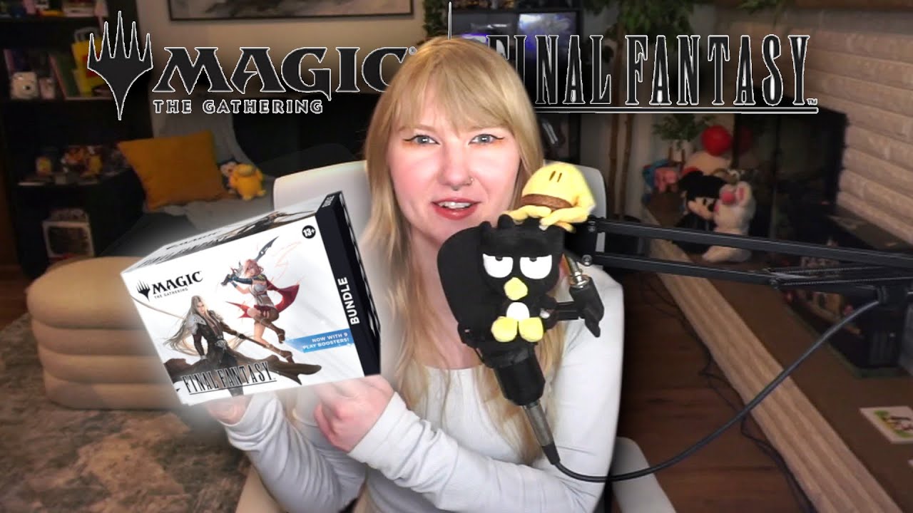 FFTCG Player Opens Magic The Gathering x Final Fantasy Bundle