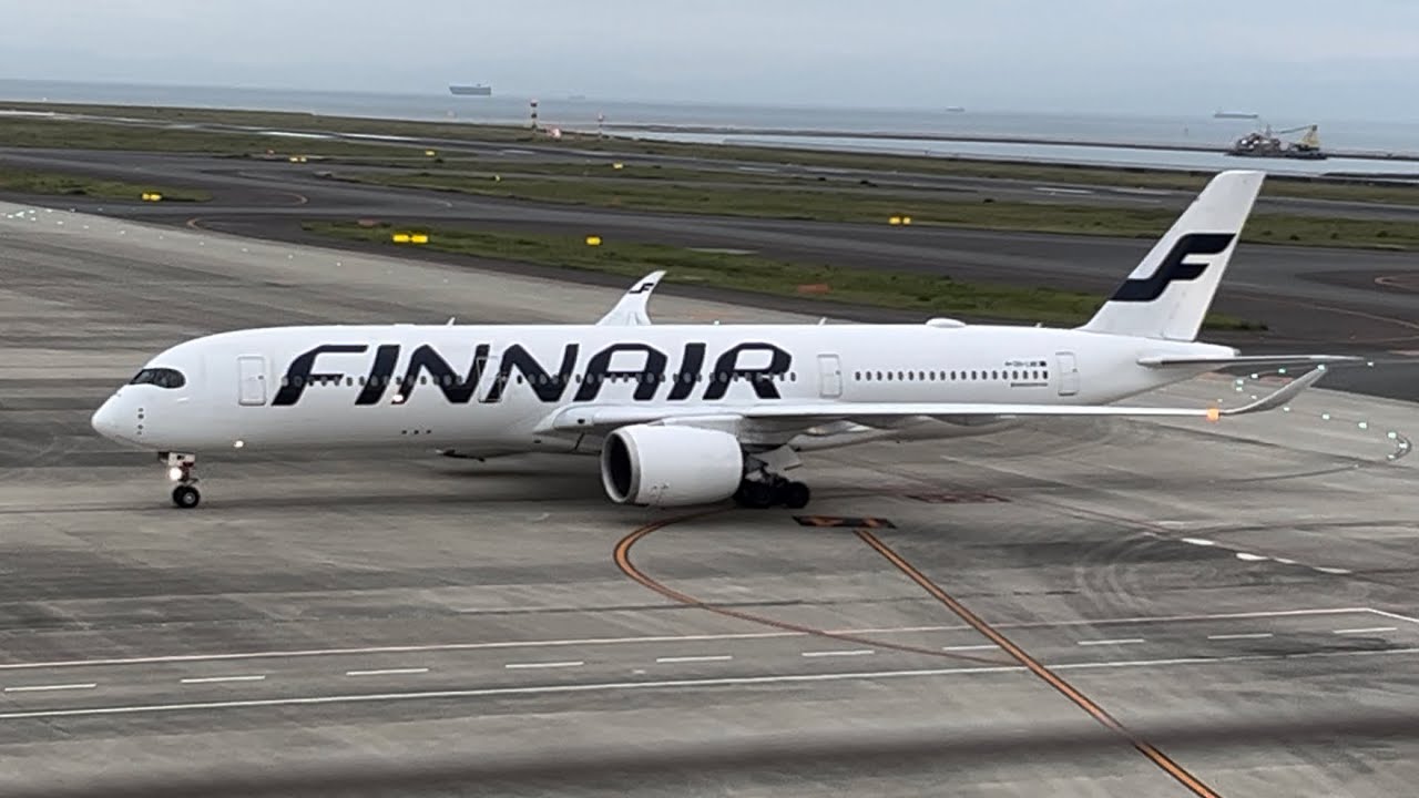 (スマホ&素人撮影) 中部国際空港(セントレア) フィンエアー　再就航