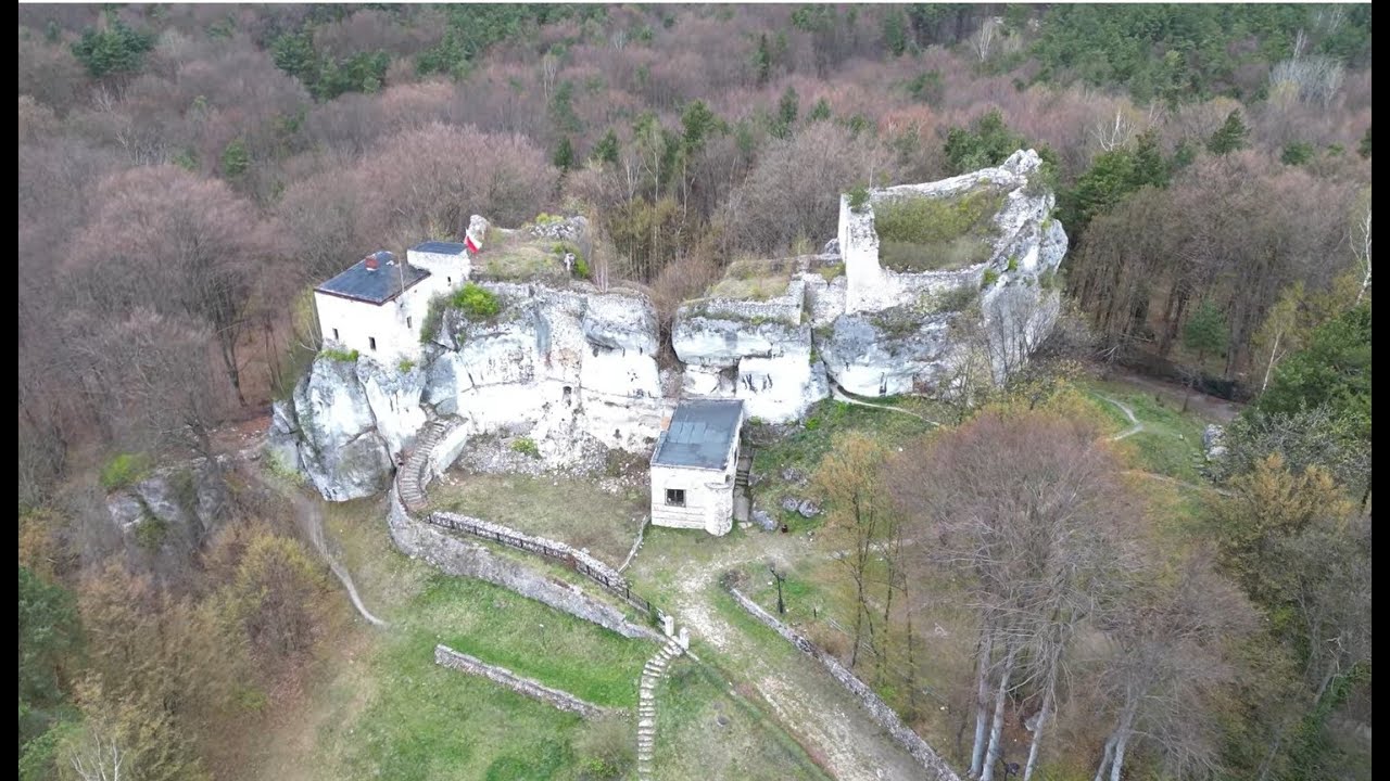 4K #Morsko ruiny zamku z drona #jura krakowsko-częstochowska #dji #drone #travel