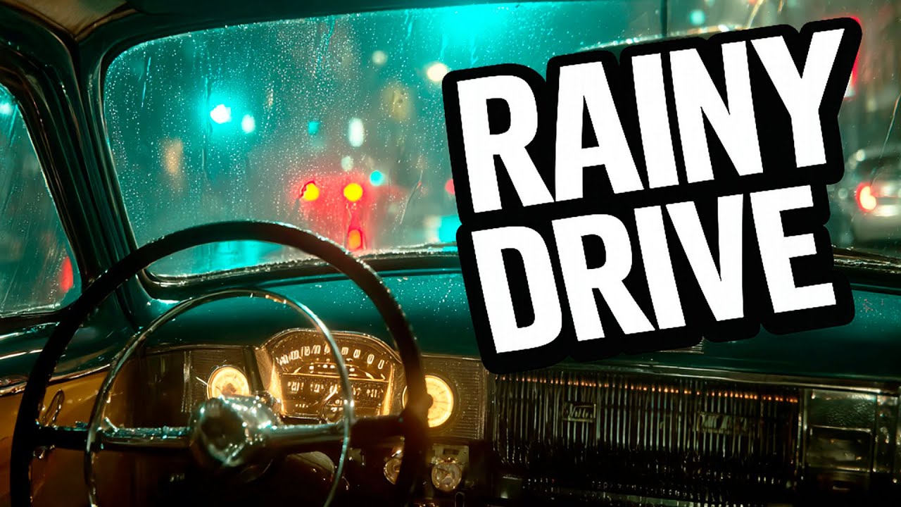 Noir Jazz for Night Drives 🌧️🎷 Smooth Jazz • Rain-Streaked Windshield