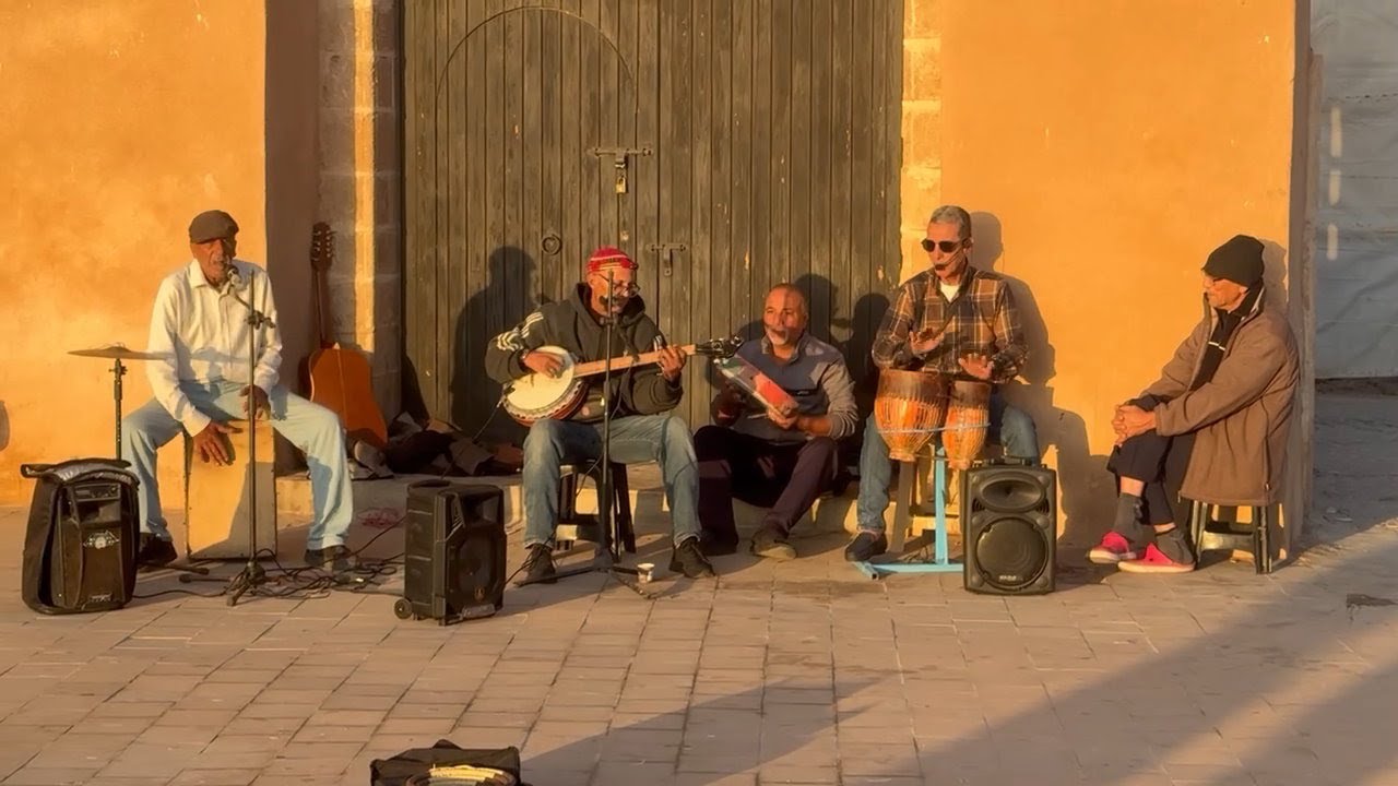 Moustafa and the Sunset Guys - Early December 2024 - Place Moulay Hassan, Essaouira, Morocco