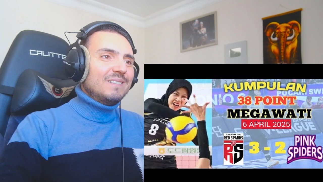 KUMPULAN 38 POINT MEGAWATI HANGESTRI VS PINK SPIDERS. MINGGU 6 APRIL 2025 Reaction