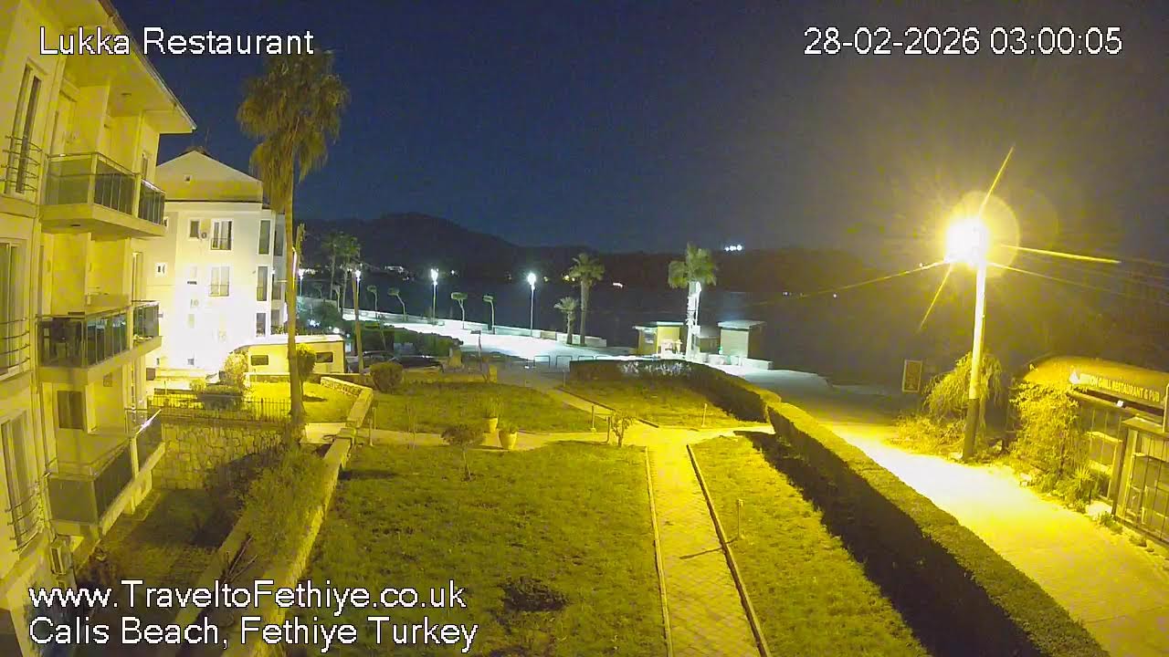 Webcam Live from Calis Beach, Fethiye Turkey | Fethiye webcam