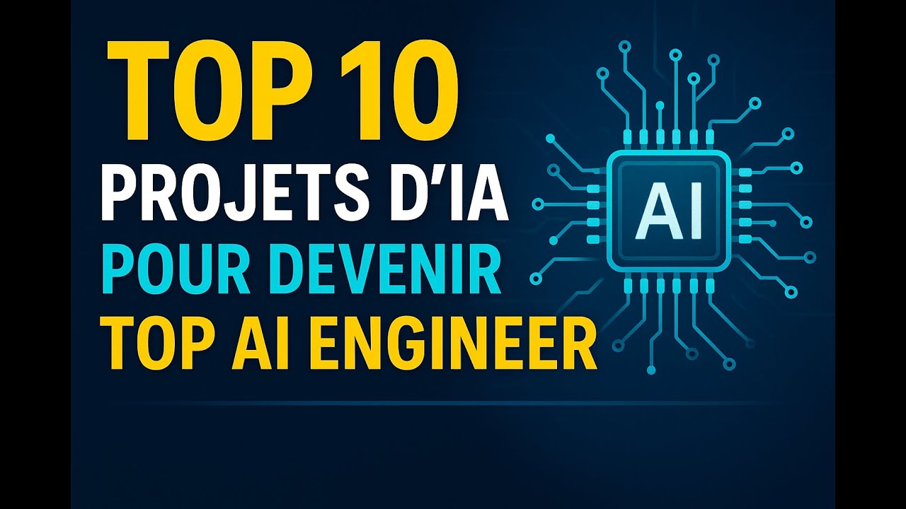 TOP 10 Projets d’IA à Réaliser pour Devenir Ingénieur AI Incontournable (même sans être expert)