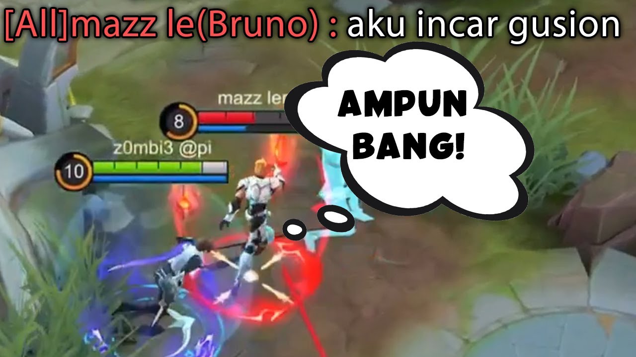 Lawan Incar Aku? Top Global Gusion Incar Balik, Sampai Marah - Mobile Legends