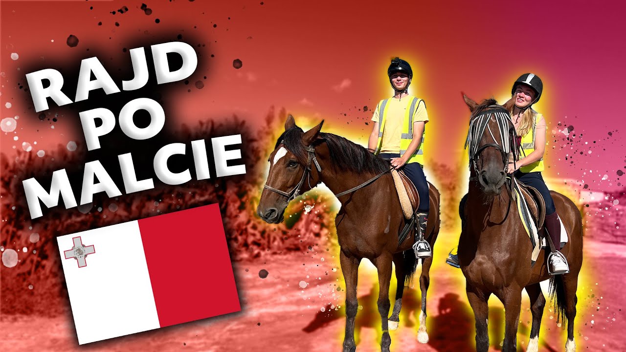JEŹDZIMY KONNO PO MALCIE 🤩🇲🇹 | PIERWSZY WSP&Oacute;LNY RAJD Z MATIM