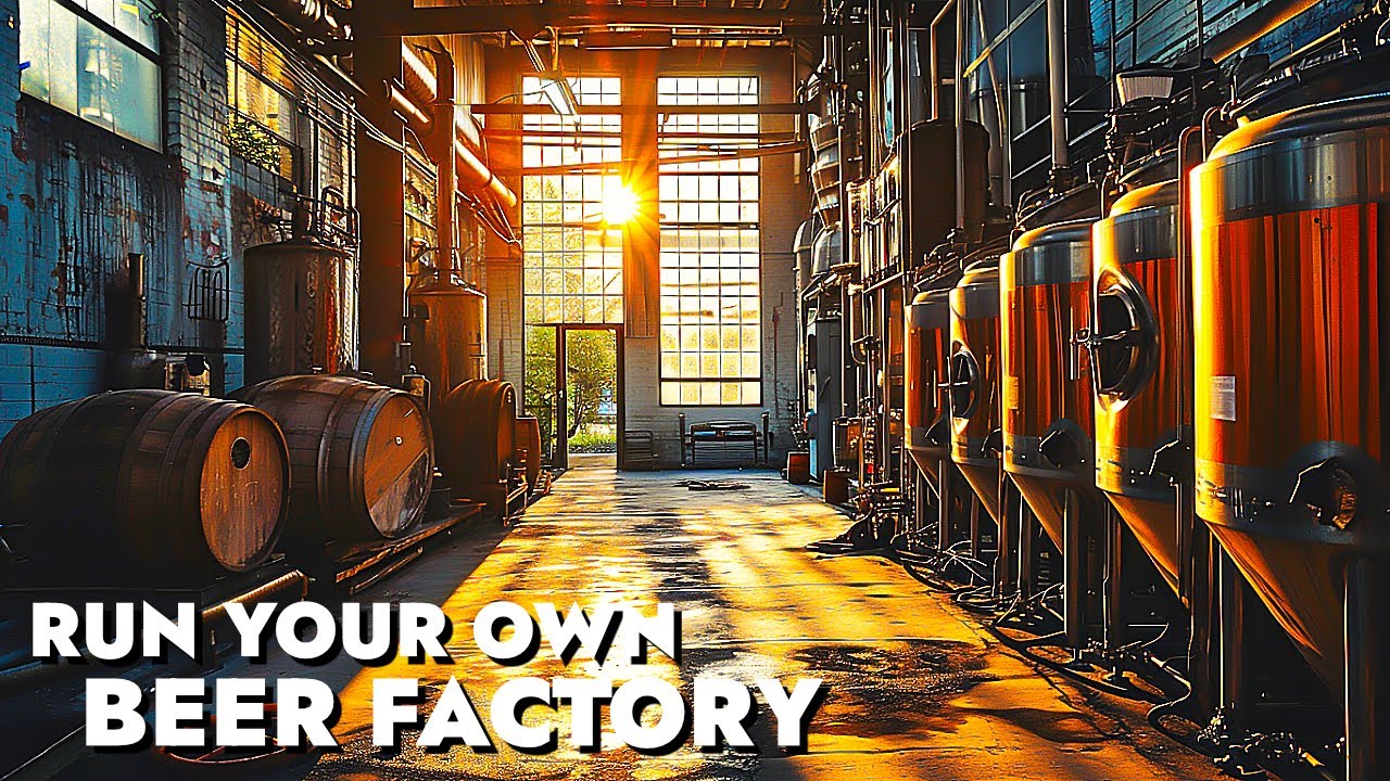 NEW Beer Factory Business Simulator | Beer Factory Gameplay | First Look