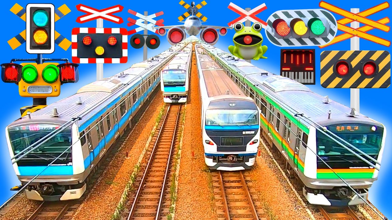 【電車】踏切動画【ふみきり 鉄道】train railway railroad crossing 京浜東北線