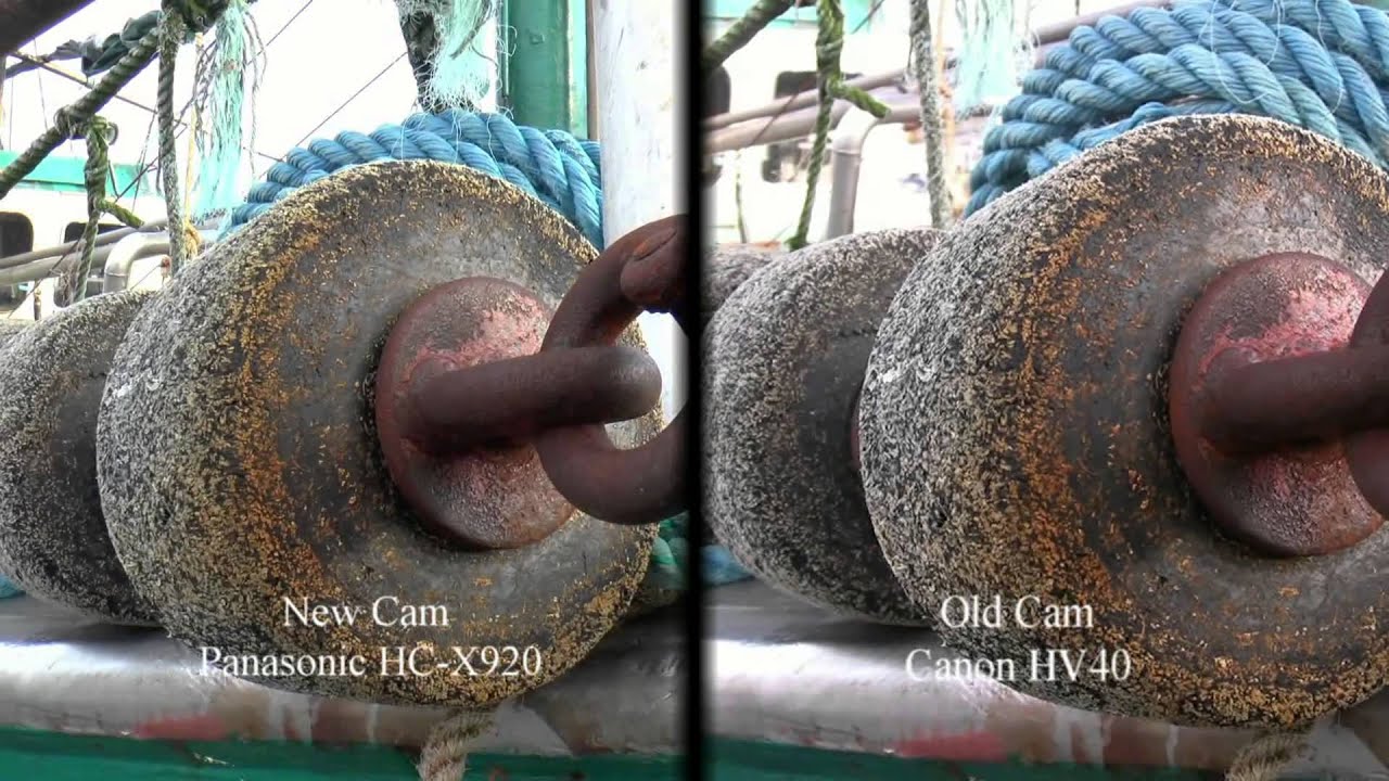 test panasonic HC-X920-canon Legria HV40