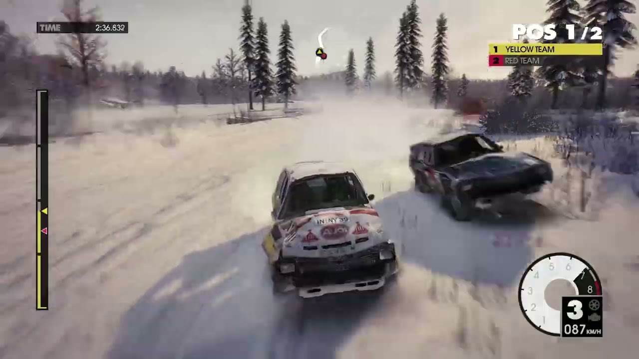 DiRT 3 Cat N Mouse 04.02.2026, 4vs4, photo finish, half a second difference