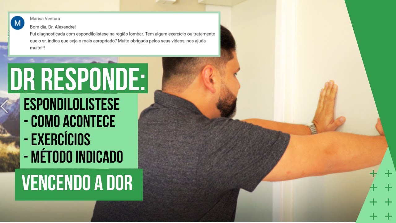 👀 Veja esses exercícios para a espondilolistese