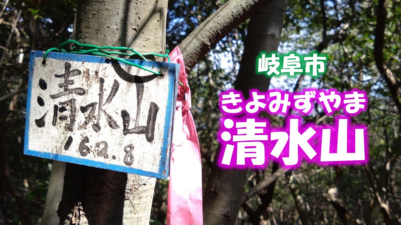 【清水山（きよみずやま）】岐阜県岐阜市