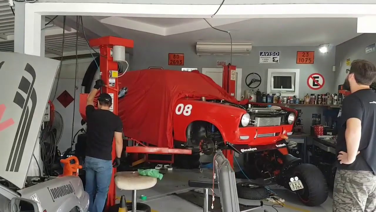 WD Dyno - Citroen ZX 2 0 16v Dimitri + Chevette de arrancada de 525cv - Dinamômetro