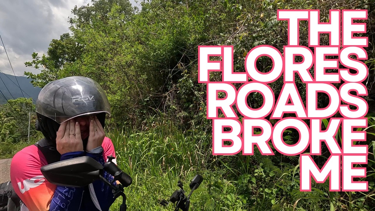 Ruteng to Labuan Bajo Scooter Ride - Flores Road Conditions & Reality