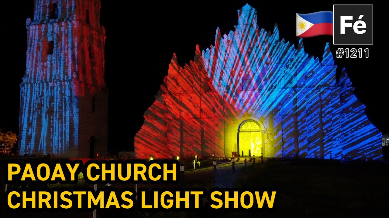 CHRISTMAS BONUS: Paoay Church Joyful Symphony of Lights | Paoay, Ilocos Norte, Philippines | #1211