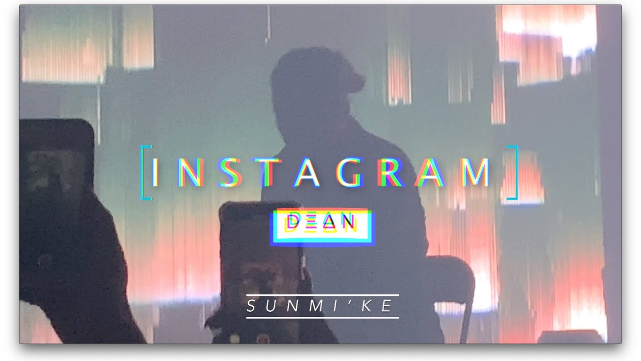 190703 딘 (Dean) - 'Instagram’ [DEAN x you.will.knovv TOUR 2019]