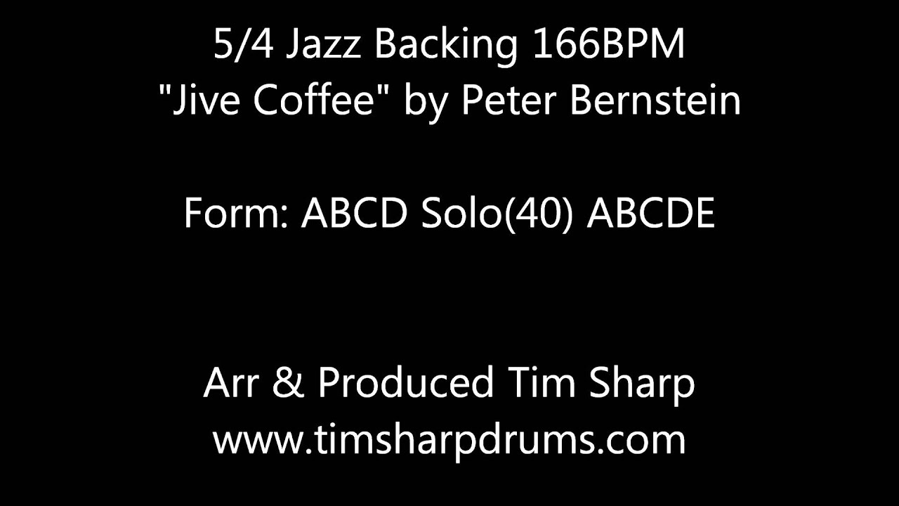 5/4 Jazz Drumless Backing 