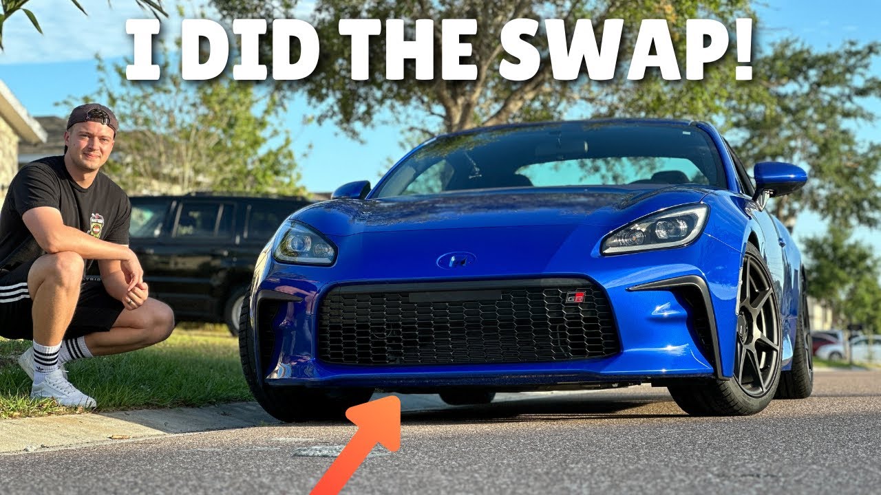 Installing a GR86 FRONT BUMPER onto my 2022 Subaru BRZ!