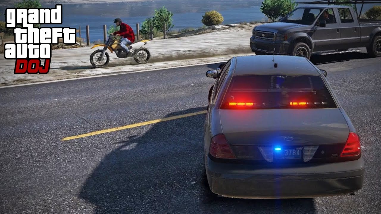 GTA 5 Roleplay - DOJ 158 - Dangerous Biker (Law Enforcement)