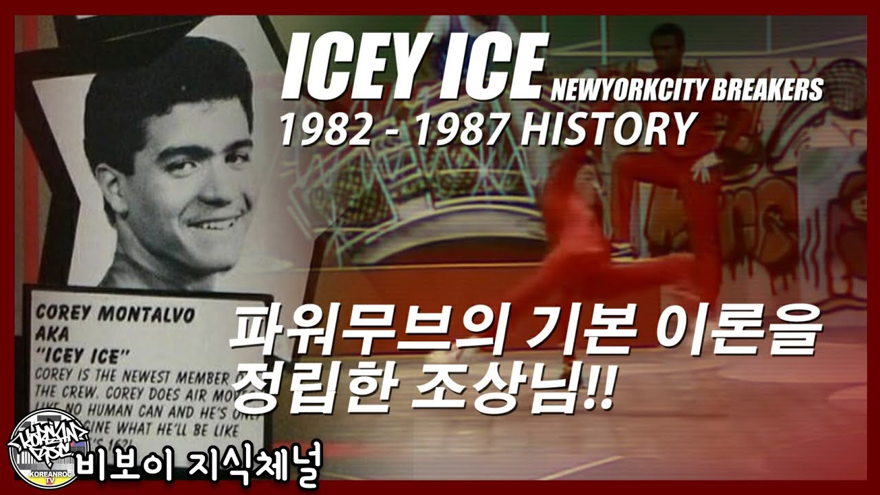 ICEY ICE (아이시 아이스) 1982 - 87 History with NYC Breakers | 파워무브의 기본이론을 정립한 비보이계 조상님!! // KoreanRoc.