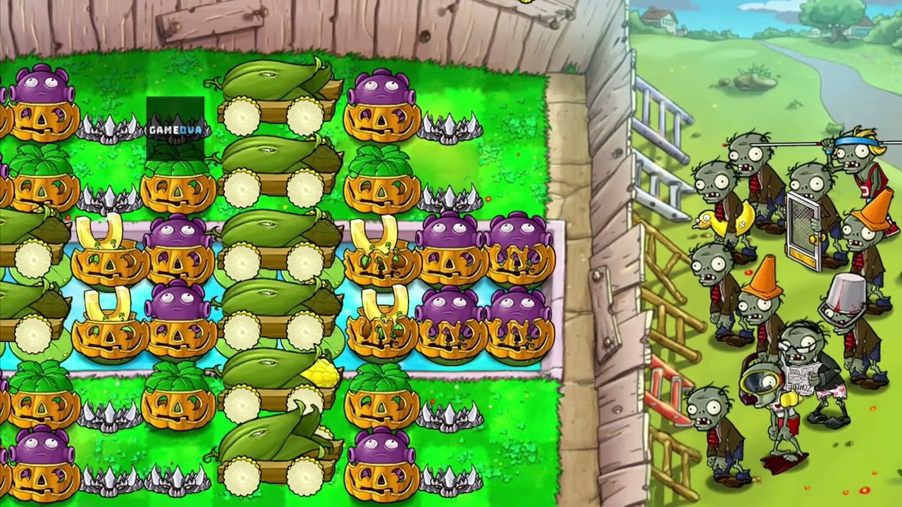 PLANT VS ZOMBIES: ПОСЛЕДНИЙ СТОЙ БЕСКОНЕЧНЫЙ УРОВЕНЬ 8 (БЕЗ ПЕРЕЗАРЯДКИ)