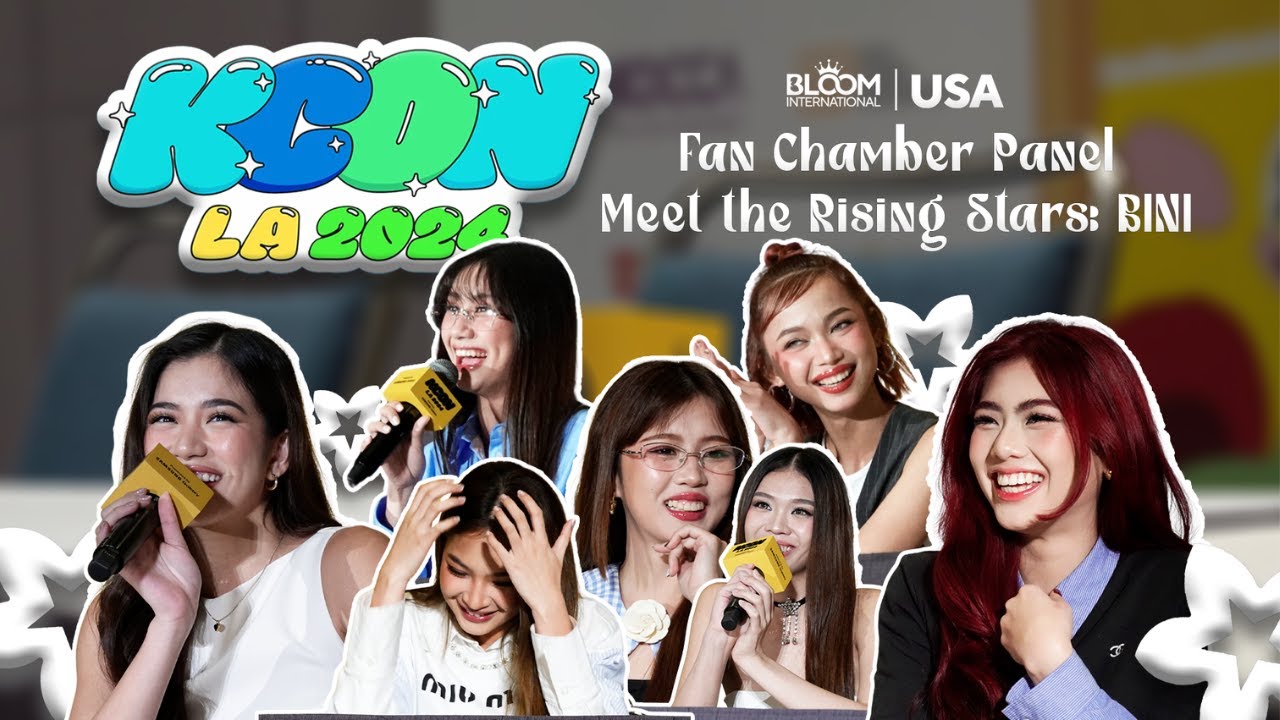 🌸 Meet the Rising Stars: BINI | KCON LA 2024 Panel Session