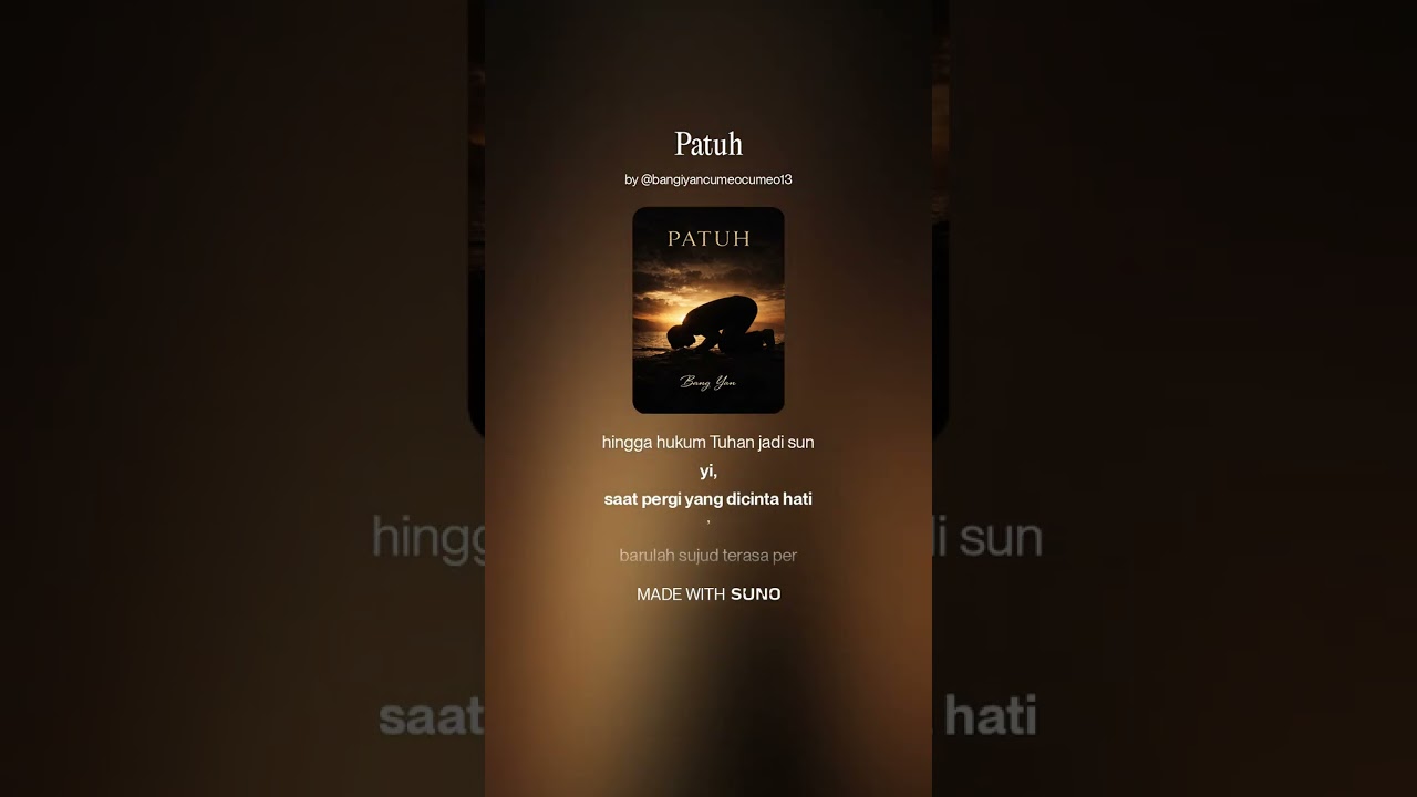 Patuh #bangyan  #slowrap  #liriklagu  #song 