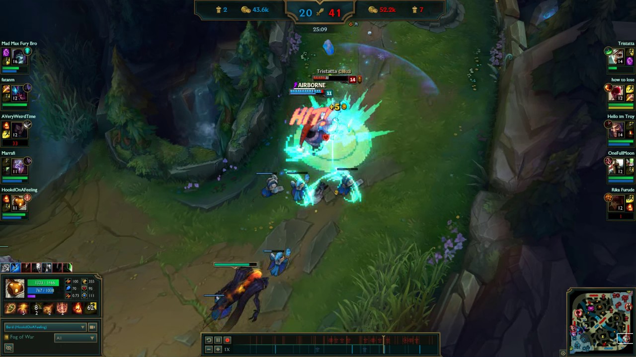 Bard Outplays A Fed Riven XD