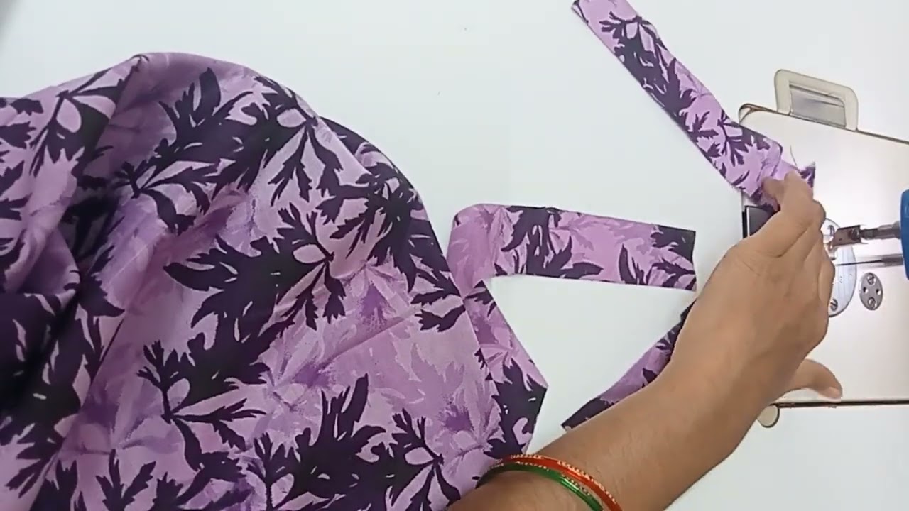Dress top stitching 