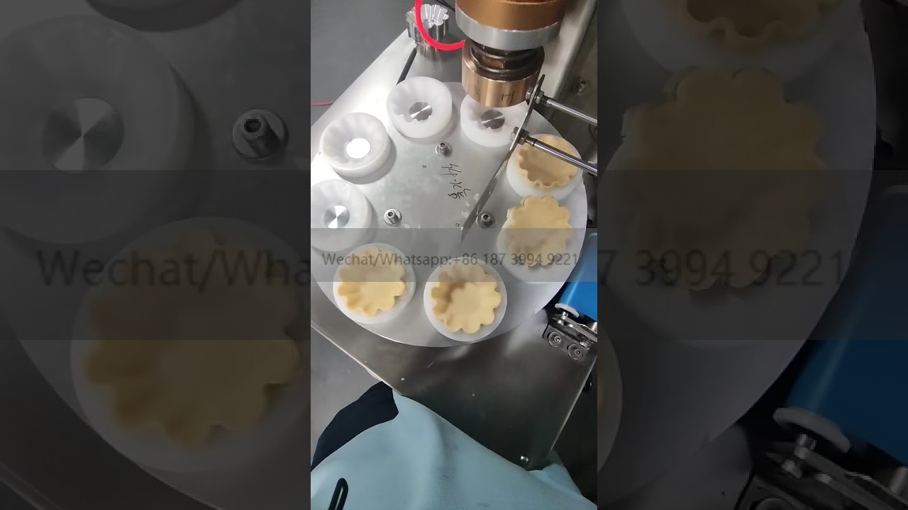 #蛋挞皮机 Hot Selling Egg Tart Shell Machine Tart Making Machine Portuguese Egg Tart Forming Machine