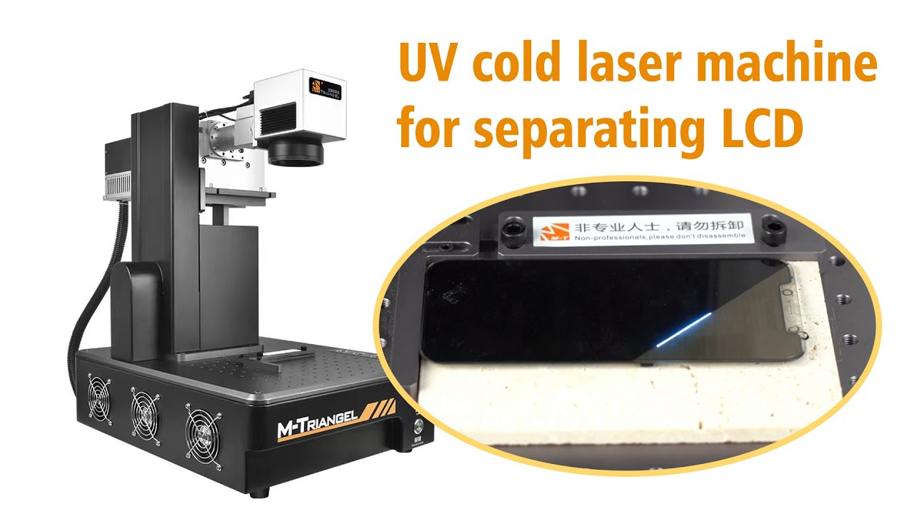 UV cold laser separator for LCD frame bracket removal