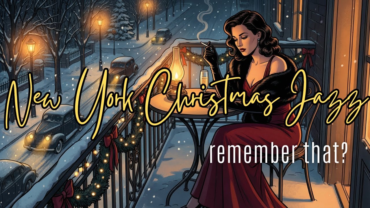 New York Christmas Jazz 🎄 Upbeat & Romantic 1940s Music for a Festive Night