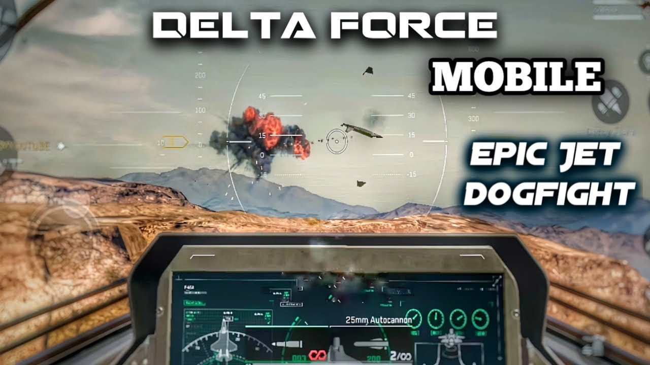 Epic Jet Gameplay in Delta Force Mobile 🔥 New Update Season 6 | FuryWZM