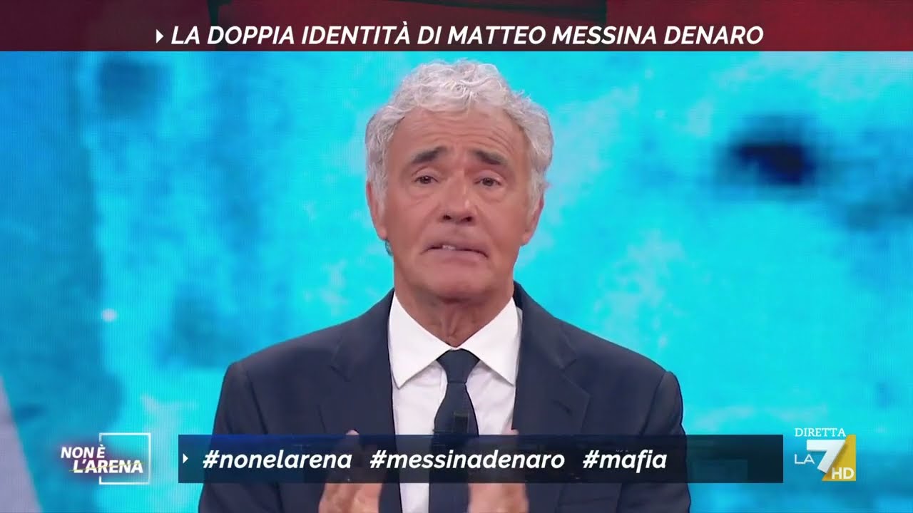 Giletti mostra i pizzini di Messina Denaro