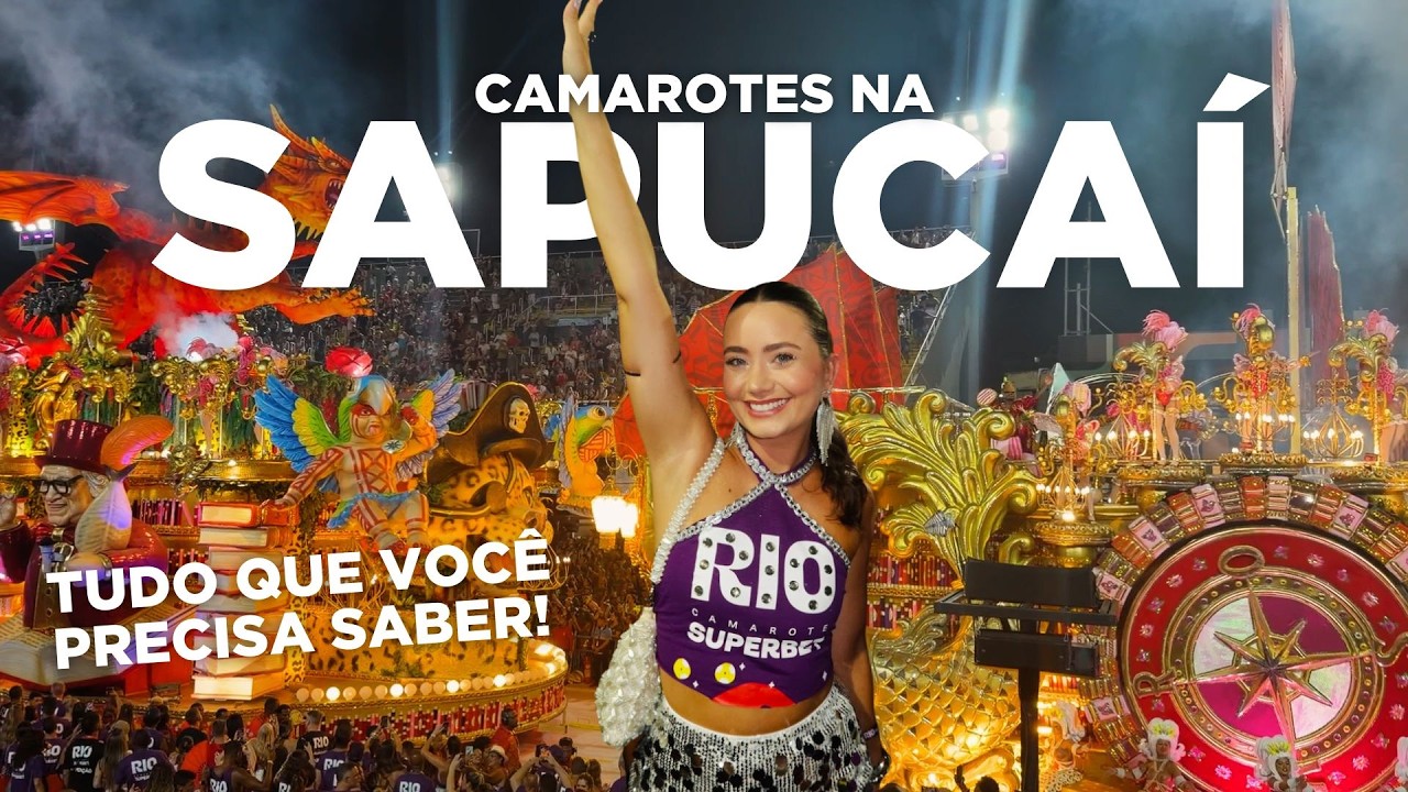 CARNAVAL DO RIO NA SAPUCA&Iacute;: fui em 2 CAMAROTES e mostrei TUDO!