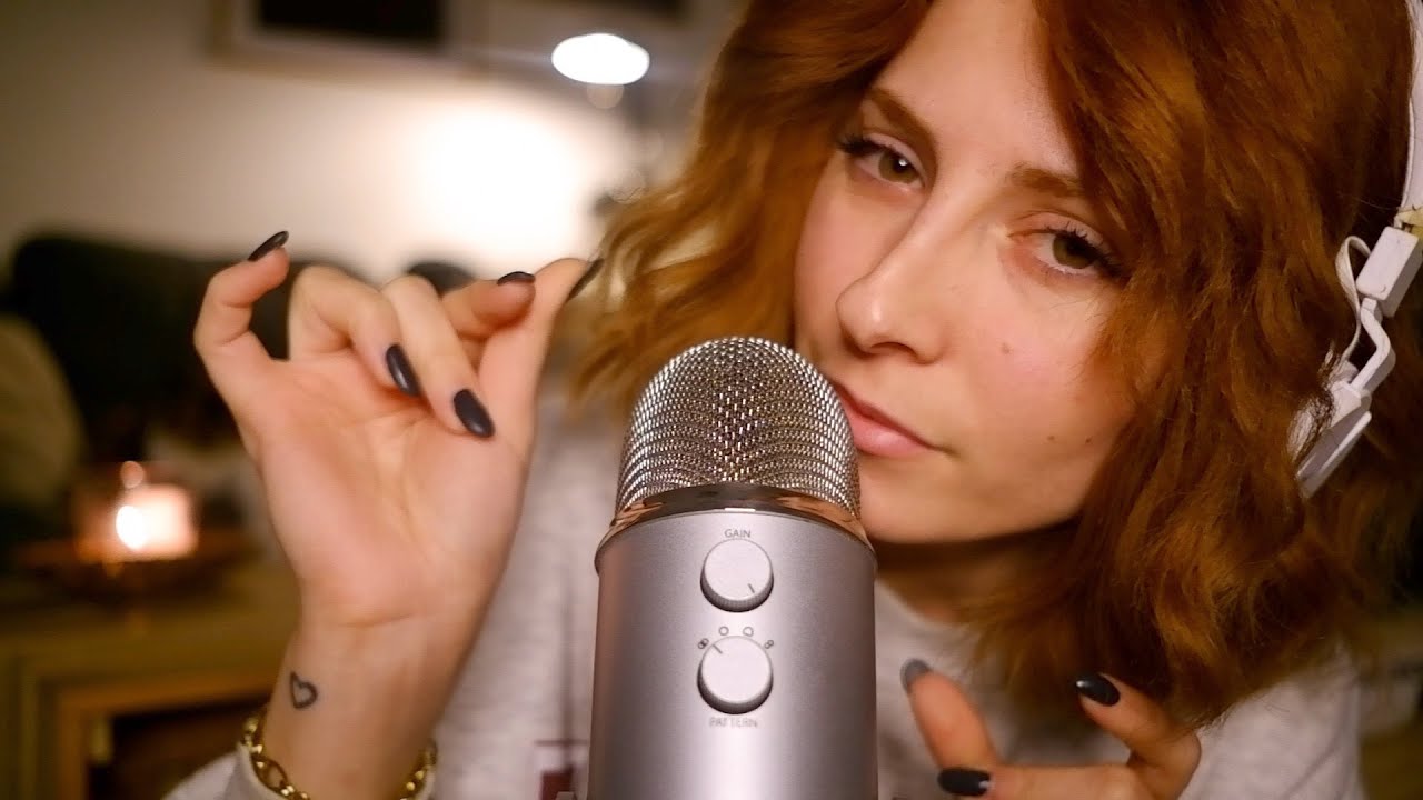 asmr | hand movements, tongue clicking, soft tapping