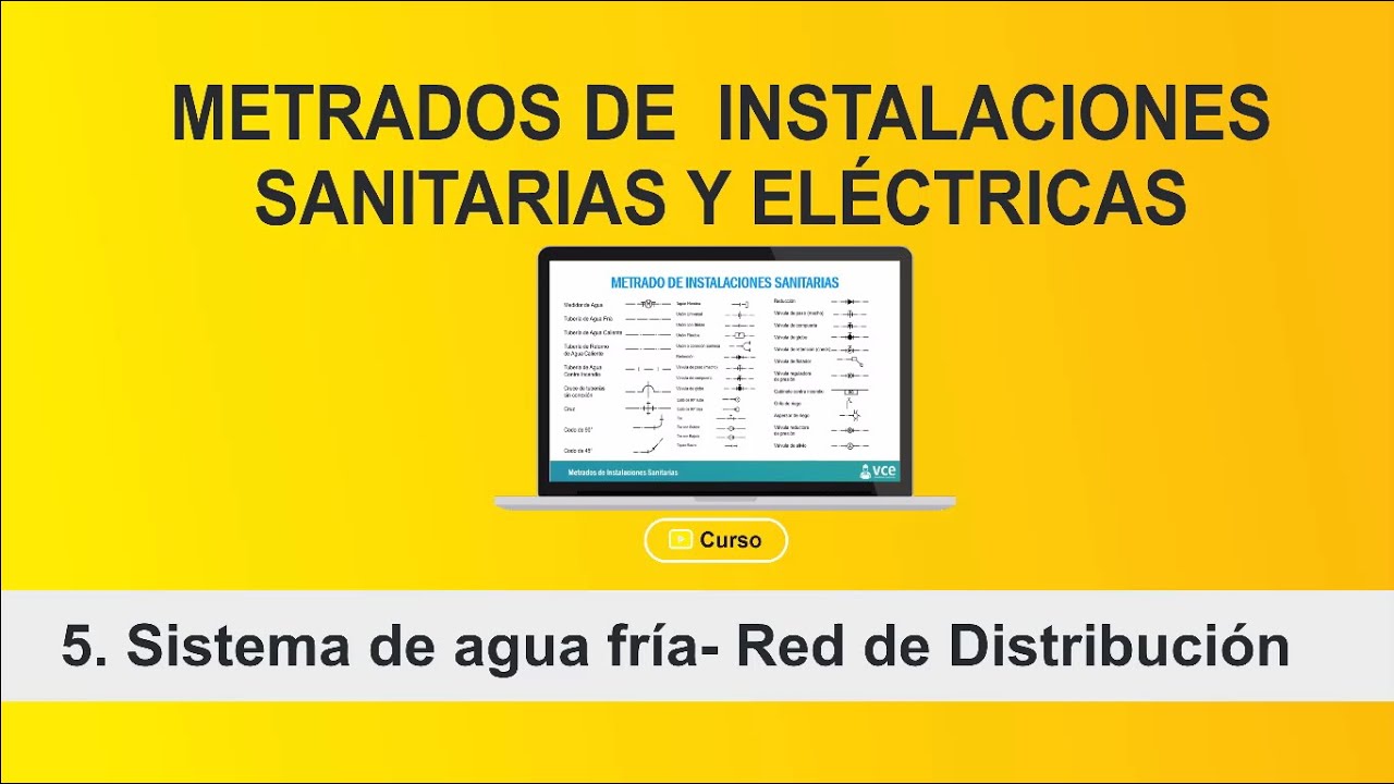 5. Metrados de instalaciones Sanitarias y eléctricas. (Red de distribución)